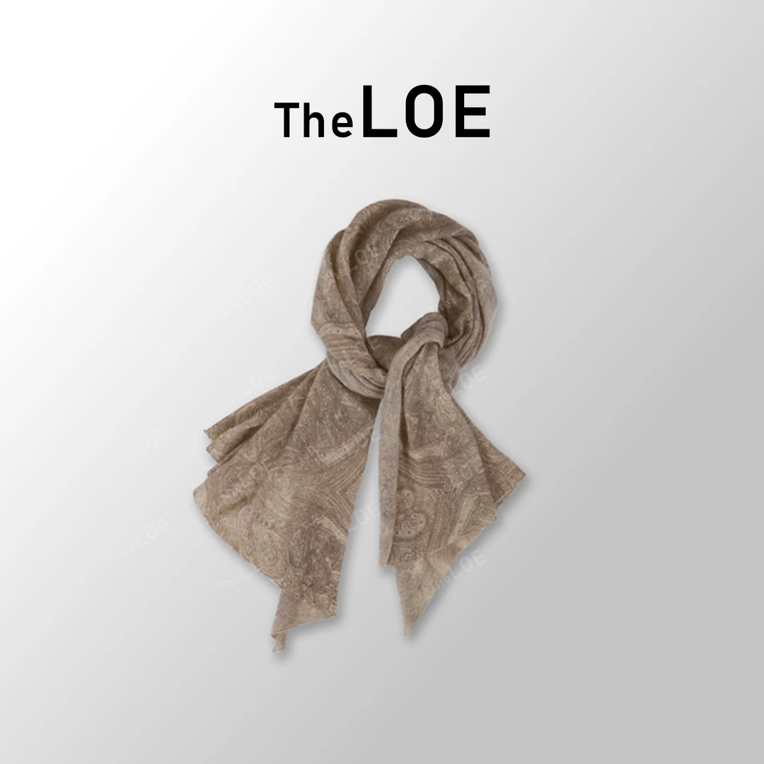 TheLOE/8.24老钱风佩斯利纹 羊绒围巾#LE-0109