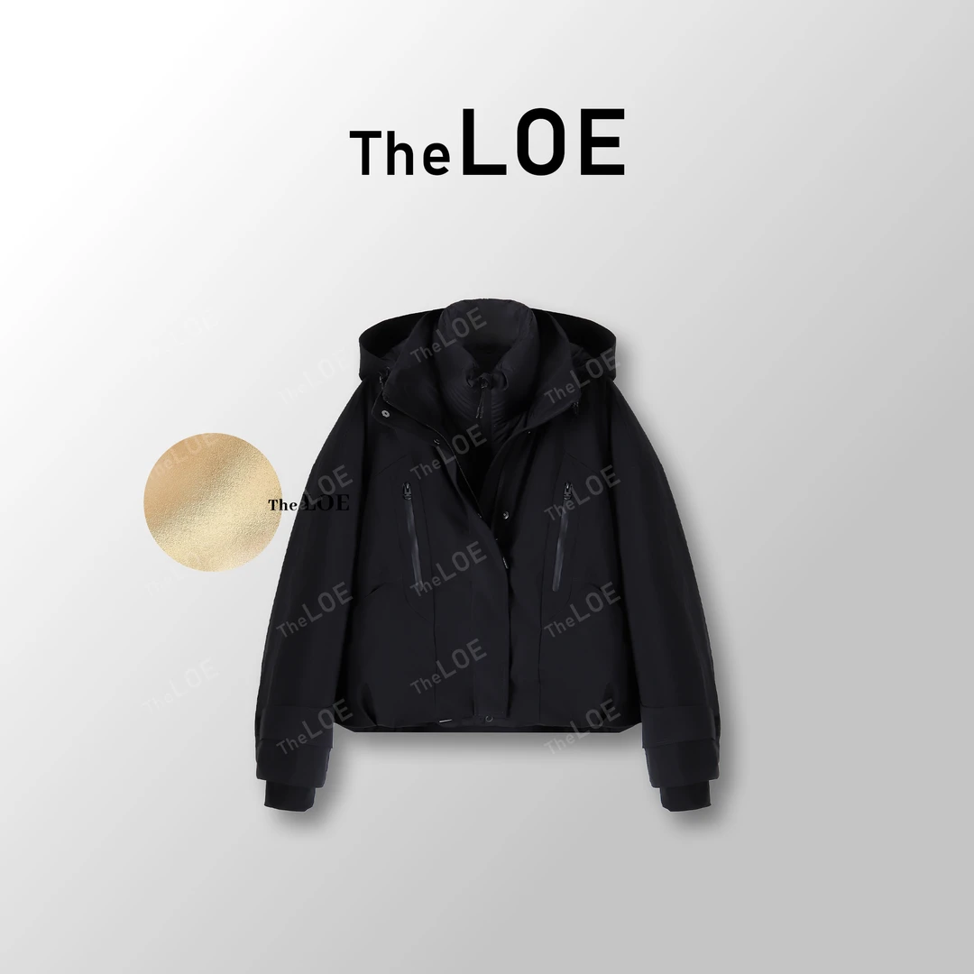 TheLOE/【 冲锋鹅绒服】 90 白鹅绒 户外拒水连帽鹅绒服 #LE-ZS975