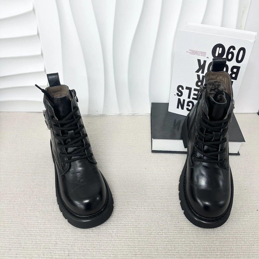 【与然良品】240216Z爆款百搭时尚[羊毛]马丁靴D