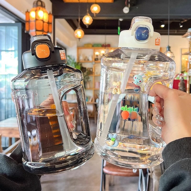 大容量水杯男女运动健身夏季吨吨桶杯子耐高温便携防摔吨吨桶水壶