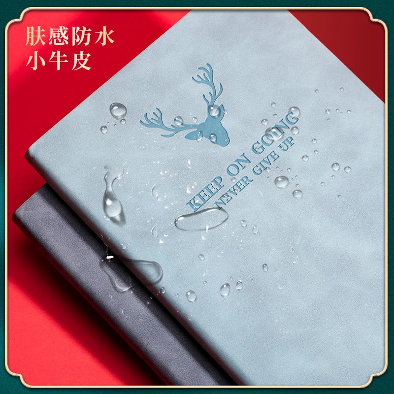 2024年新款A5加厚笔记本本子文艺商务a4厚本记事本软皮工作办公学