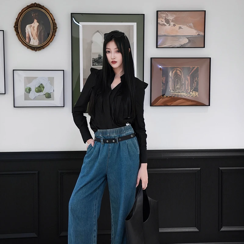 【小余专属】梭织长袖衬衫641017