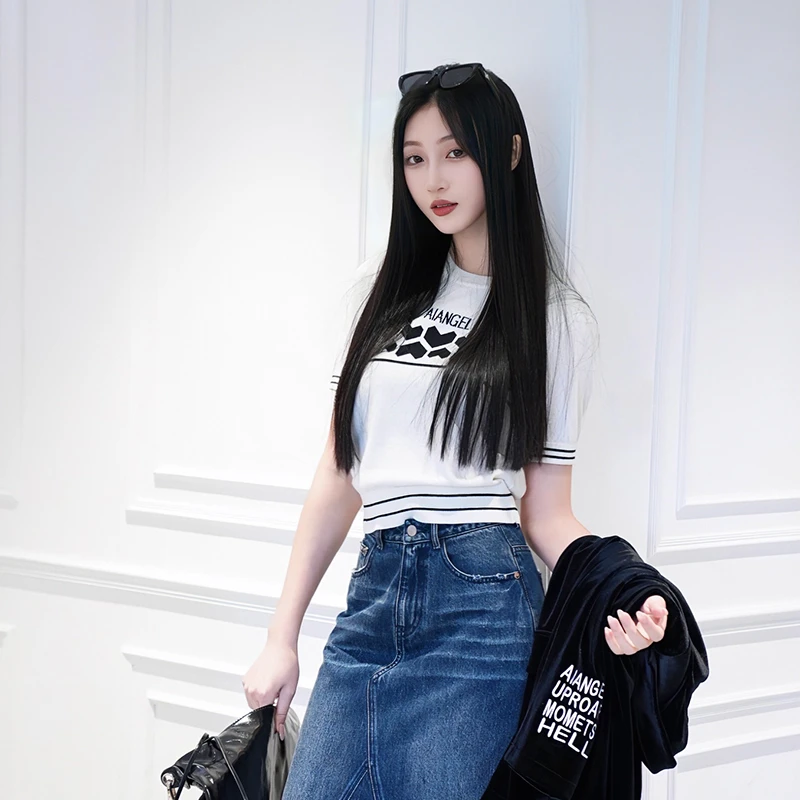 【小余专属】短款短袖毛衣841038