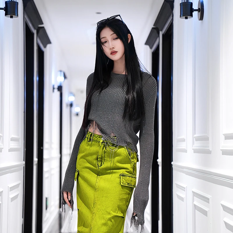 【小余专属】时尚百搭毛织上衣841177