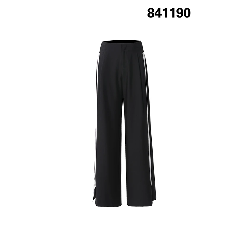 【黄蓉推荐】艾安琪AIANGEL时尚休闲中腰长裤841190