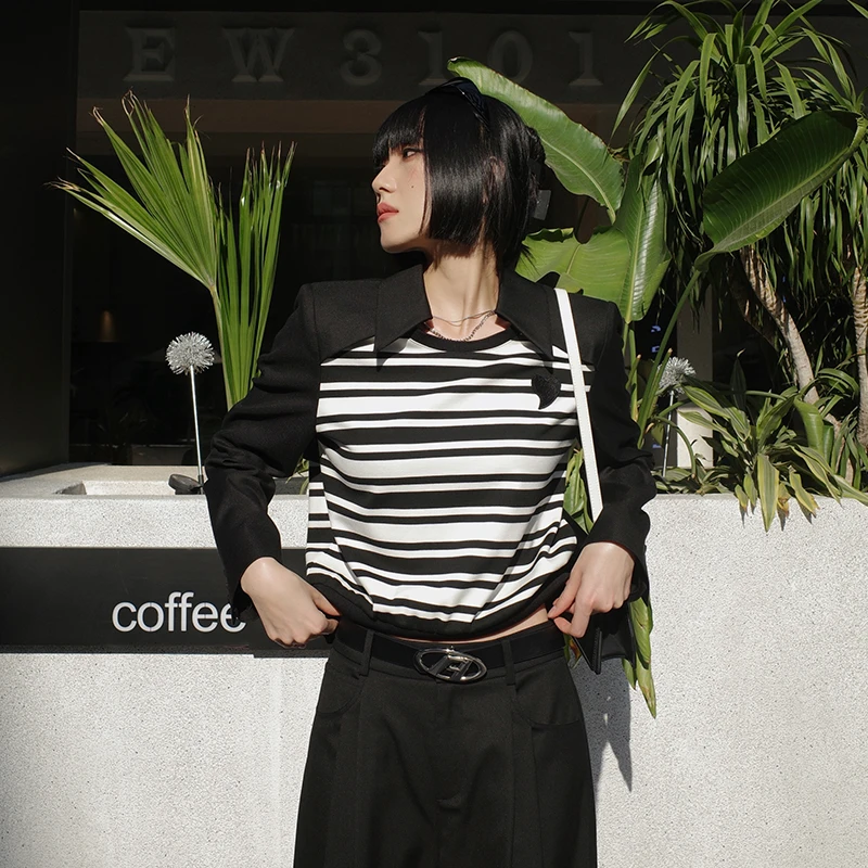 【诗语专属】短款长袖针织上衣841030