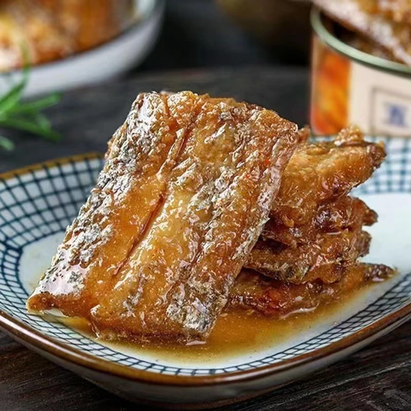 菡萱家深海五香带鱼罐头香酥软烂即食 100g罐装鲜香新鲜营养古法
