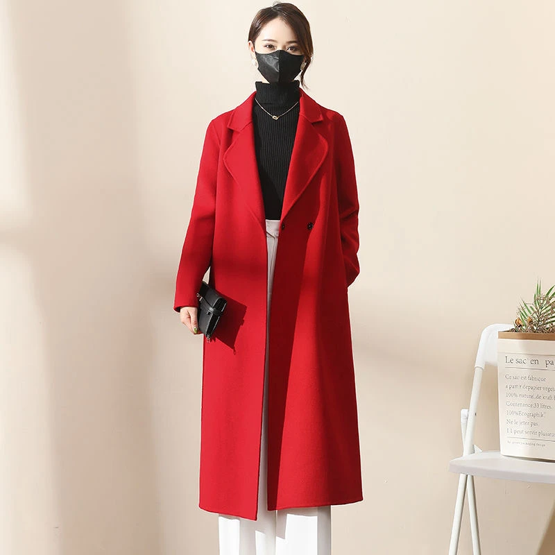 闲置尾货样衣微瑕微脏介意勿拍NO退NO换时尚显瘦气质毛呢双面大衣