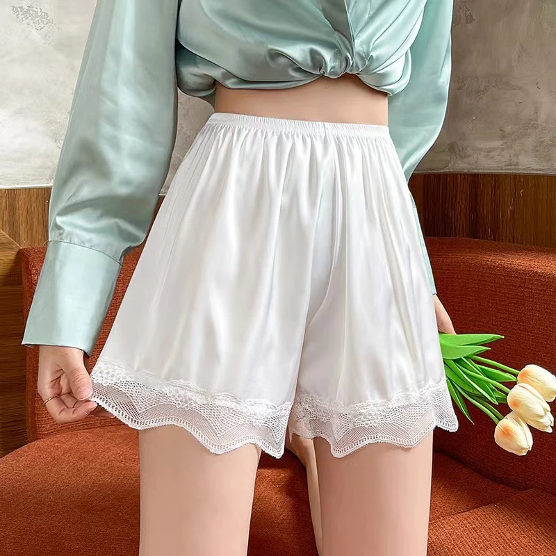 S680高腰打底裤蕾丝夏季外穿薄款南瓜裤防走光高腰打底裤蕾丝大码