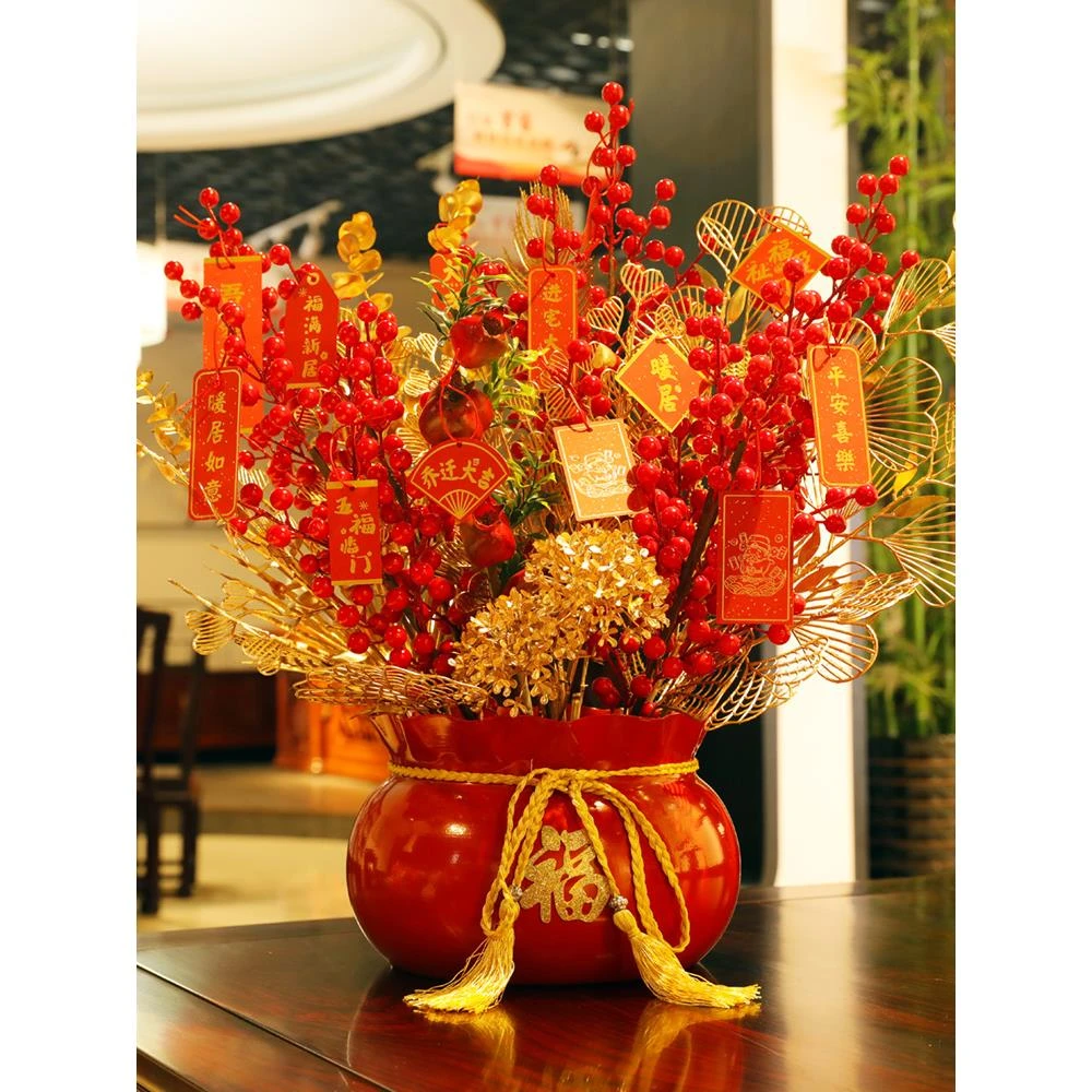 开业搬家礼物结婚新房礼品贺礼布置用品装饰福桶乔迁新居摆件客厅