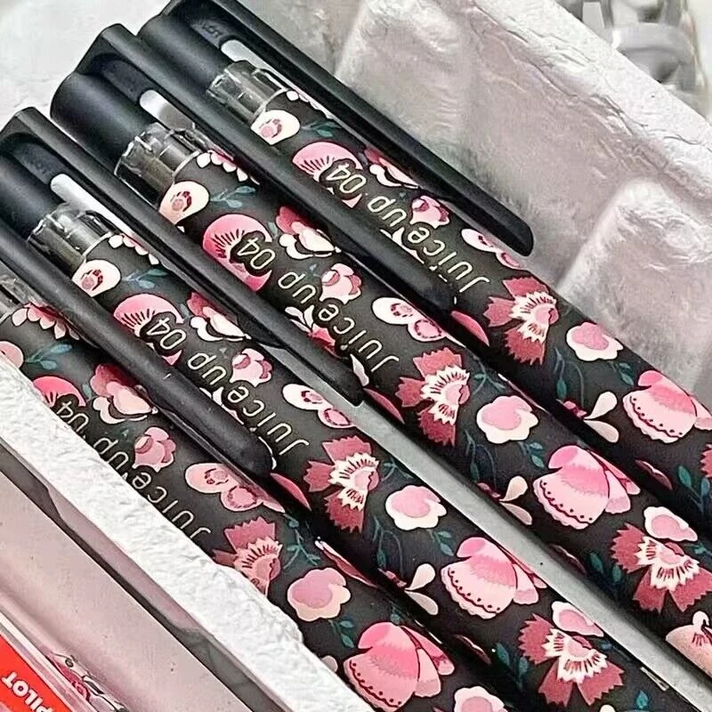 百乐pilot果汁笔限定笔蝴蝶图案juice新品按动安娜苏中性笔0.5