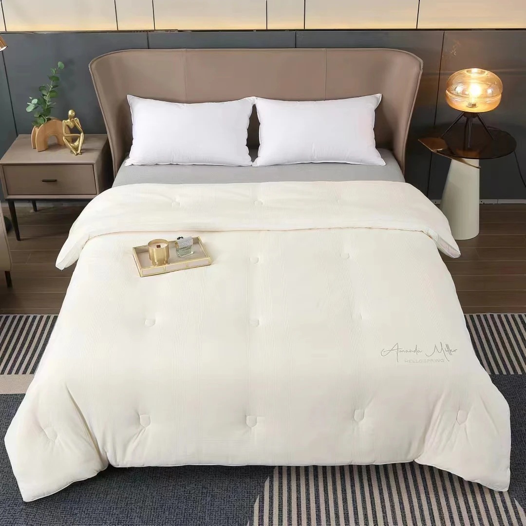 简约定制款大豆蛋白子母被双胎被加厚12斤多功能四季被柔软冬被