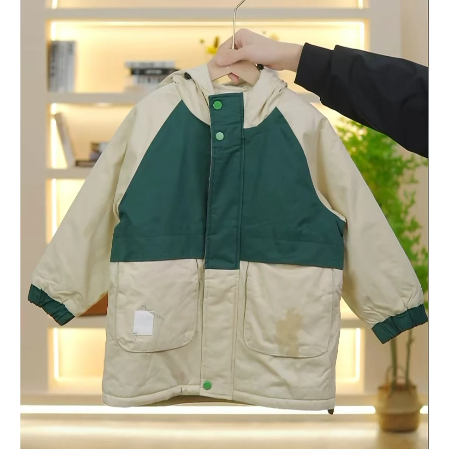 8027考拉加厚冬款棉布风衣