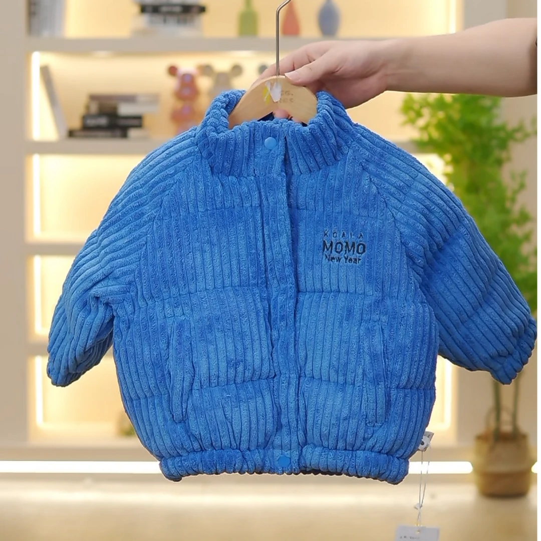 5078考拉条绒棉衣