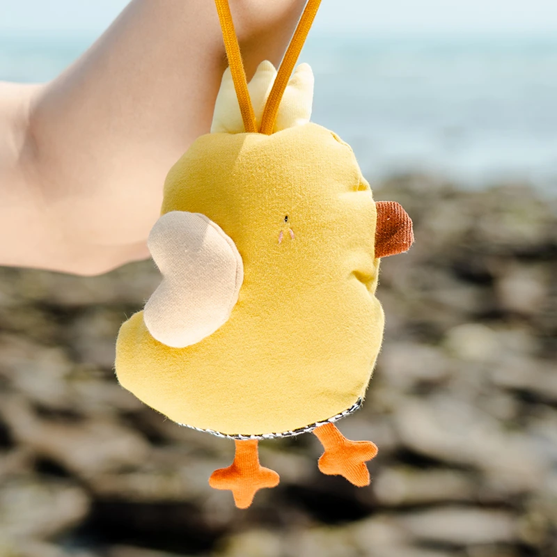 芽小七原创设计鸡仔钥匙扣手工个性挂饰车钥匙书包公仔女可爱精致