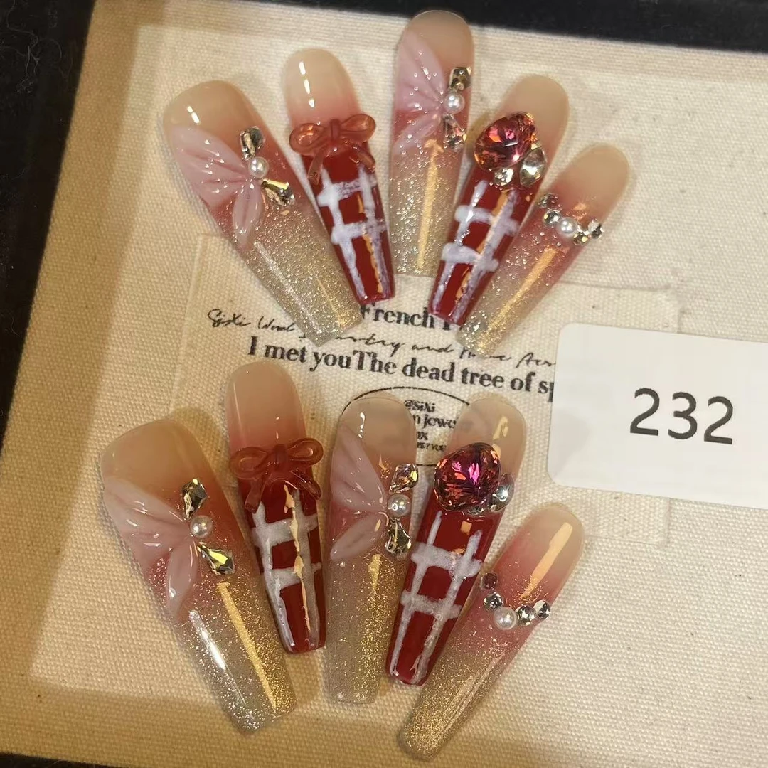 纯手工穿戴甲直播间下单有工具包232