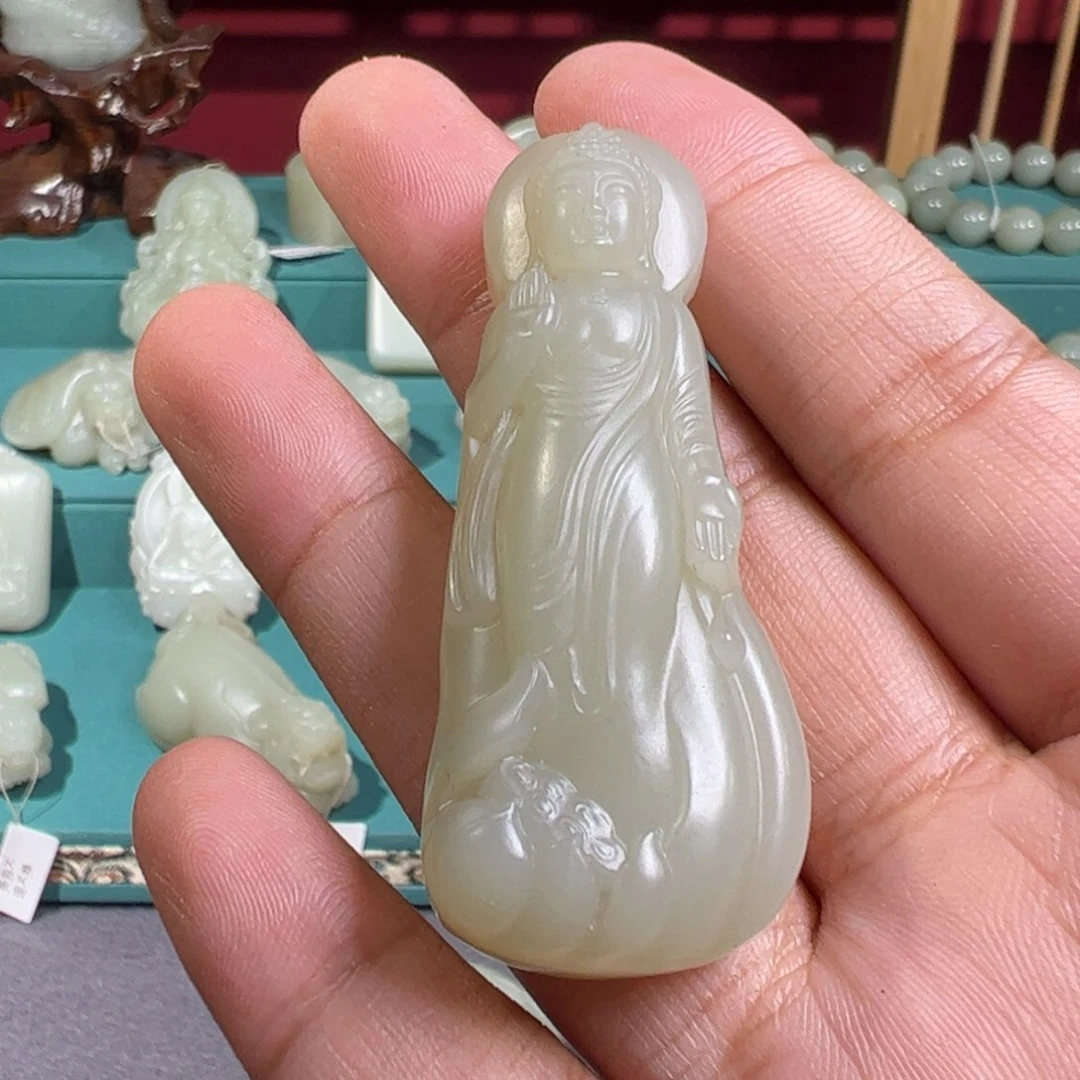 和田玉吊坠(不含链)未镶嵌