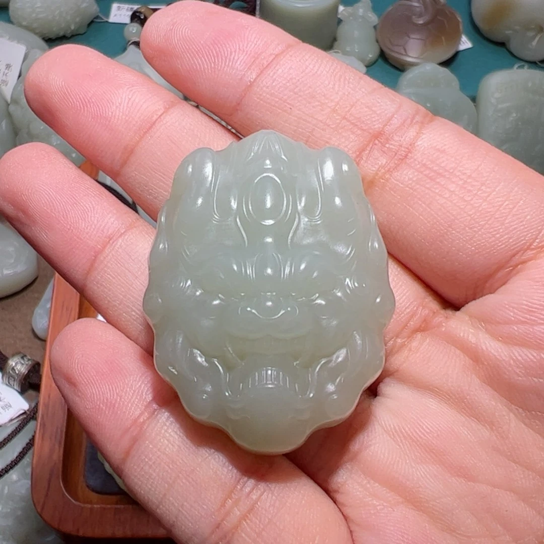 和田玉吊坠(不含链)未镶嵌日****L