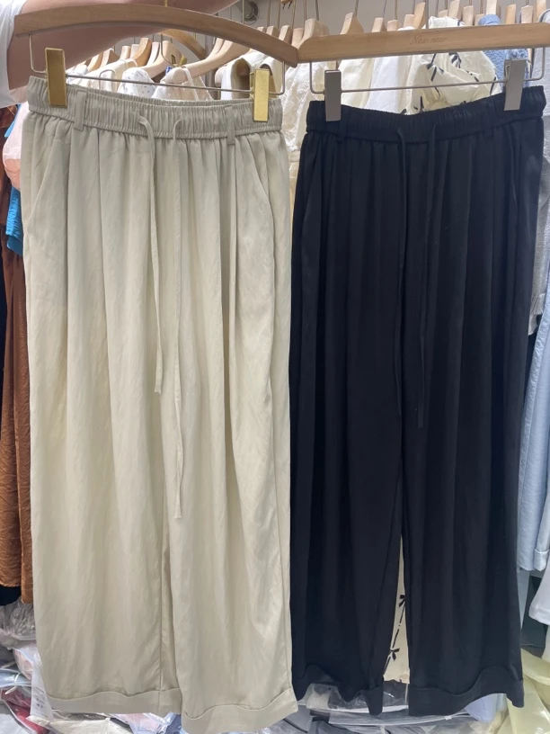 阔腿裤，休闲，百搭夏季  80斤到140斤完全驾驭。