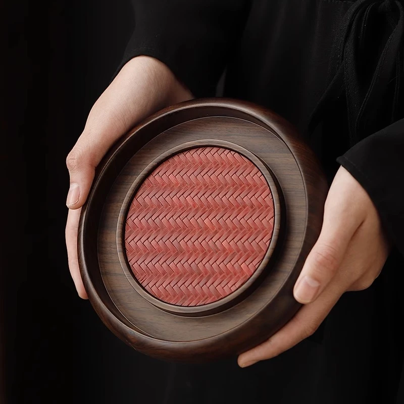 黑檀实木壶承隔热垫壶垫养壶垫茶壶底座壶托壶架茶杯干泡茶具配件