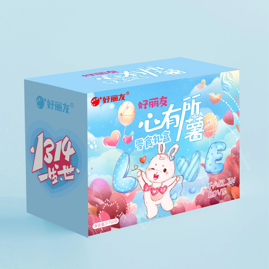 好丽友包装盒默认蓝色