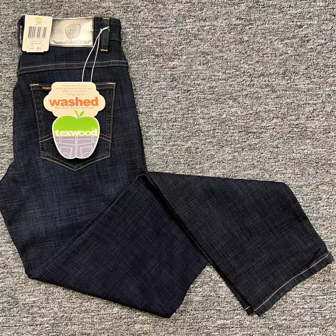 【金牌果皇】正宗苹果牛仔裤秋冬款百搭牛仔棉保暖T字YKK拉链9508