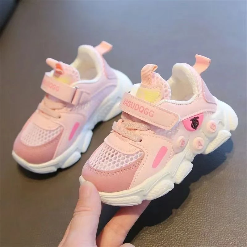 网面宝宝鞋子春秋防滑儿童女童网鞋男童运动鞋休闲软底婴儿机能鞋