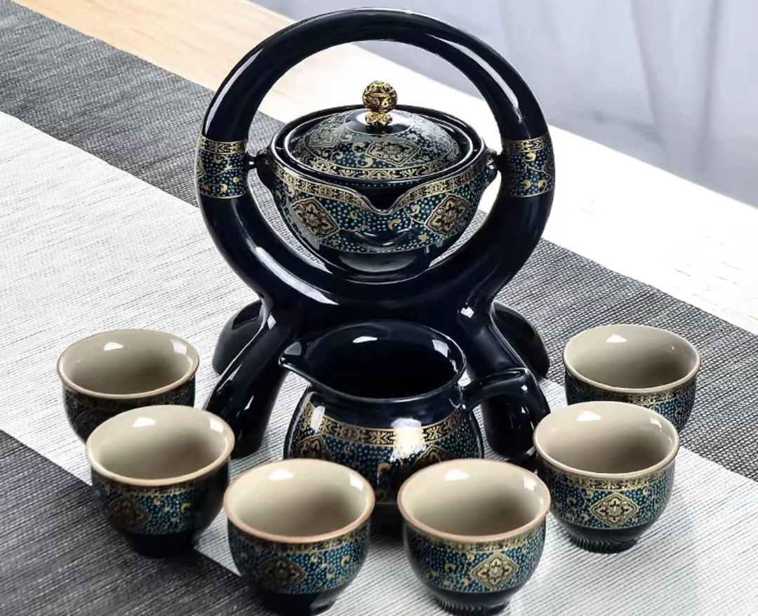 小康泡自动茶具茶杯复古家用创意全自动泡茶壶防烫神器冲茶器网红