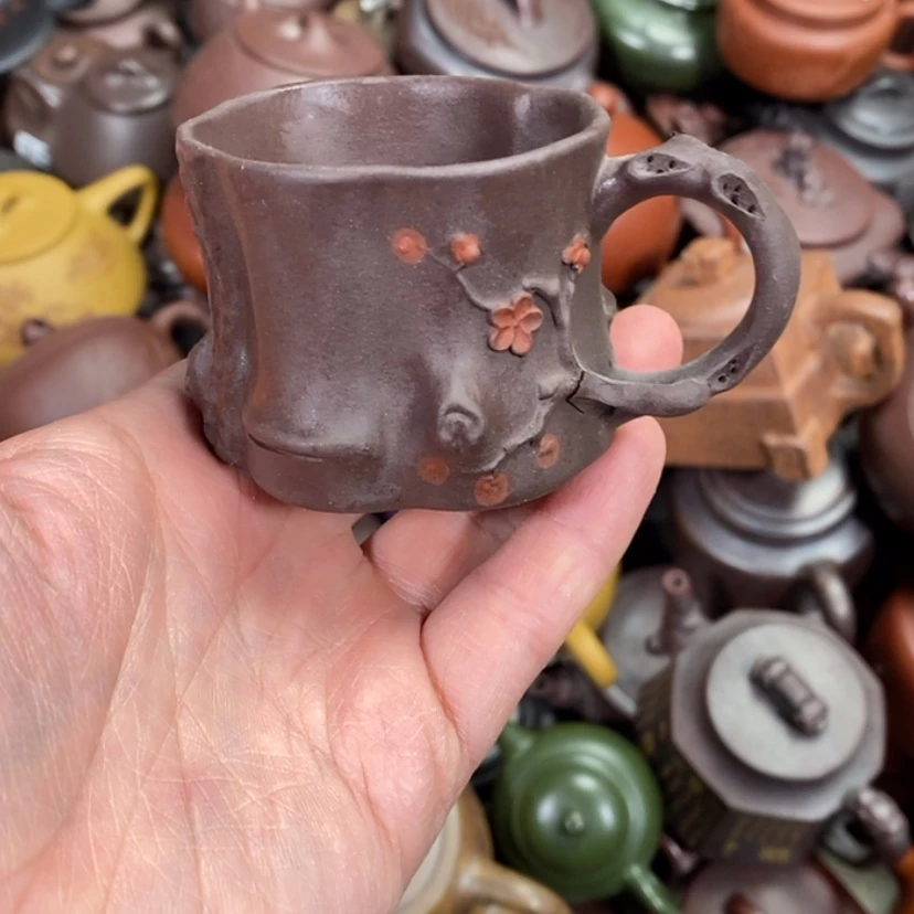 【闪购商品】紫砂茶壶微瑕把裂