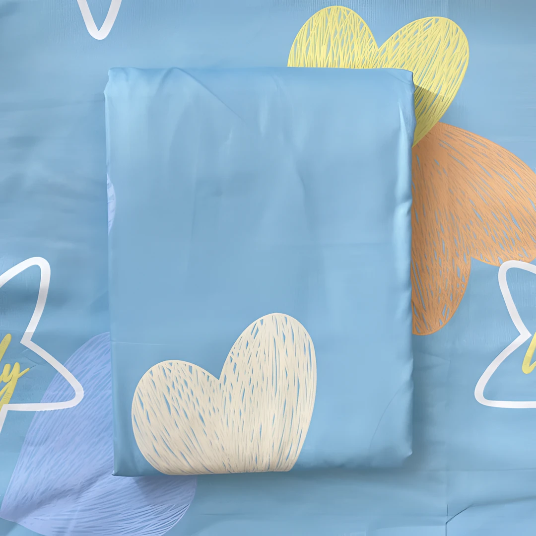 天空心星-双人被罩（水洗棉斜纹）2m×2.3m#加厚加密#柔软#舒适#亲肤