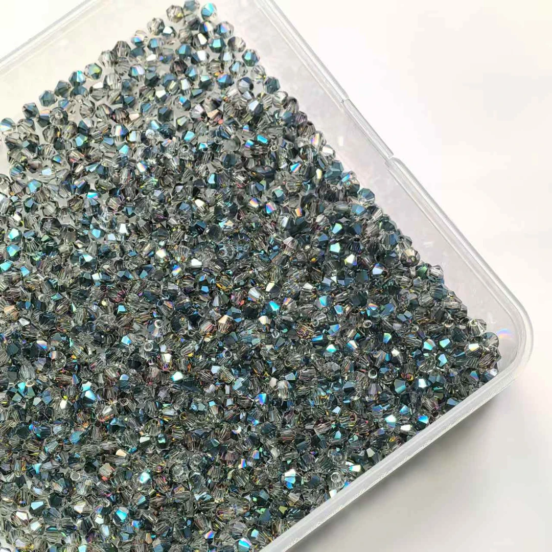 墨兰彩卡4卡3卡2菱形珠奥地利品质水晶玻璃珠串珠梭编法绣包钻