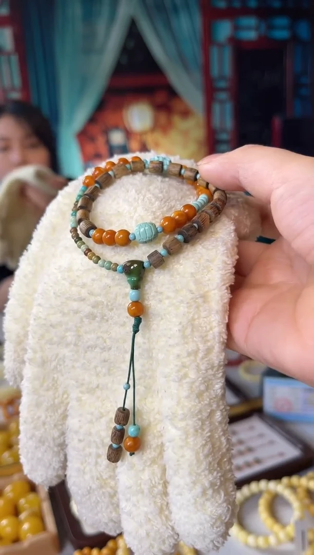 【闪购商品】绿松石手串未镶嵌DIY手串