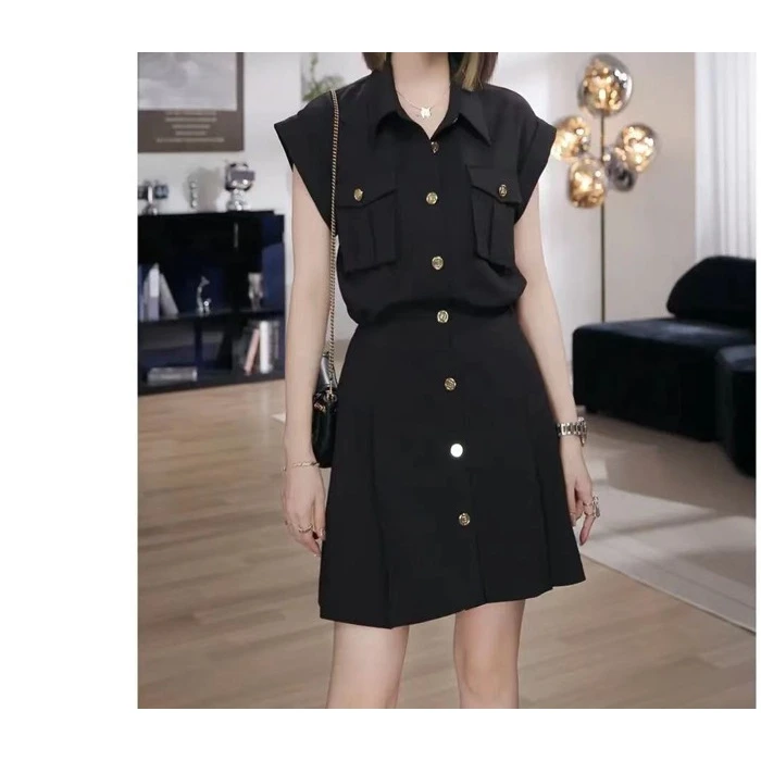 今年流行漂亮绝美茶歇法式设计师款白色小香风连衣裙女2025夏新款