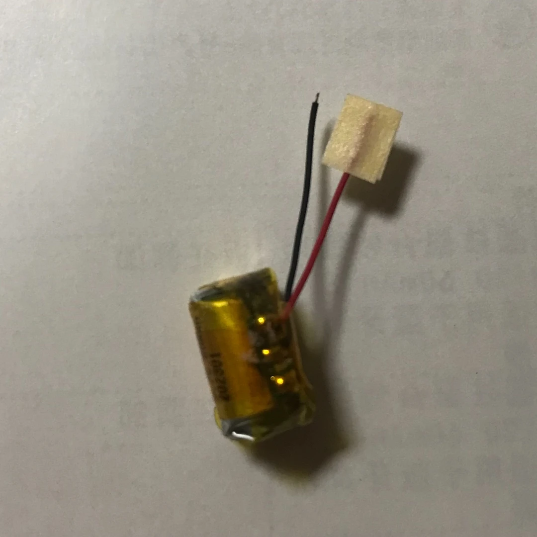 1粒 软包圆柱聚合物锂电池 08120 60mAh 3.7v 蓝牙耳机助听器包邮