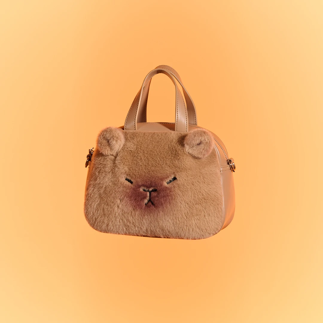 NECY卡皮巴拉水豚手提双肩包