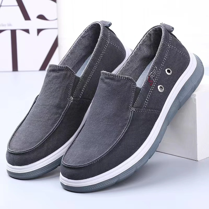 男士布鞋透气舒适软底轻便休闲爸爸鞋中老年布鞋耐磨防滑