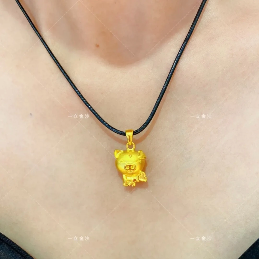 合金吊坠 如意猪吊坠