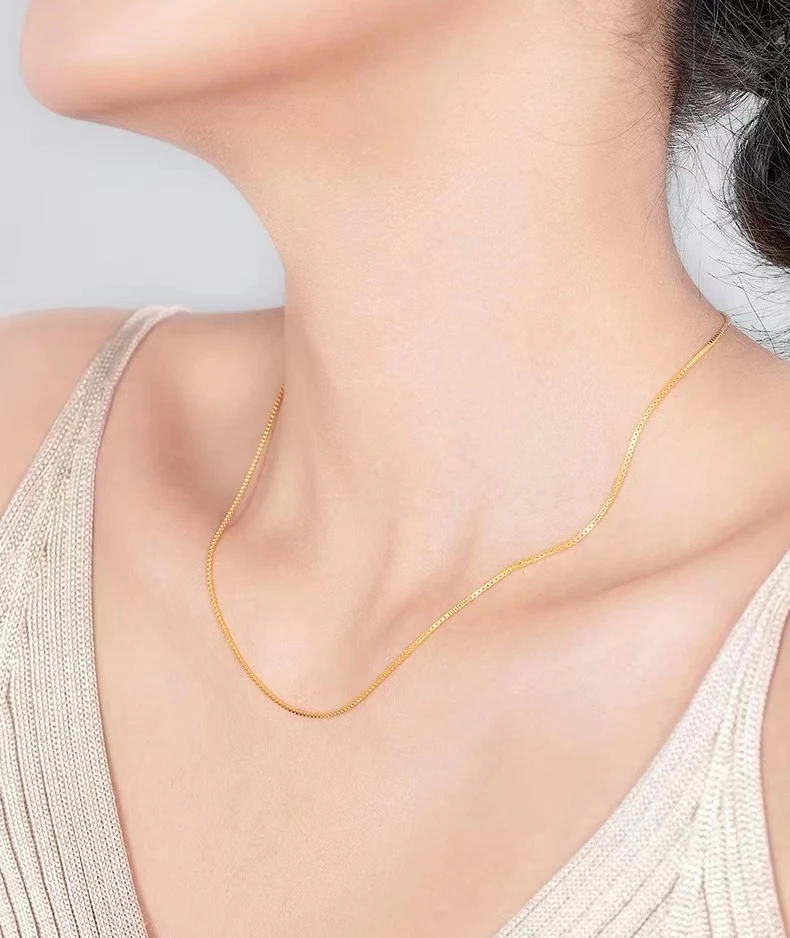 合金项链 盒仔料45➕5厘米(防敏敏)