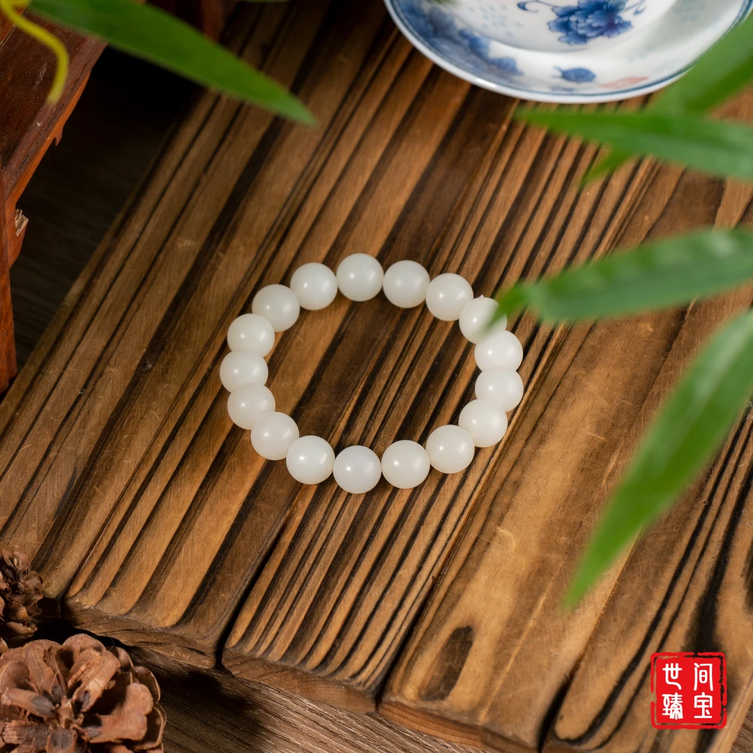 世间臻宝-传承品于田12MM+-手串/多样性发/P3795