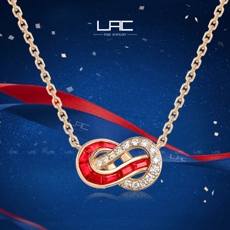 LAC珠宝 18K金红宝石项链【三一】