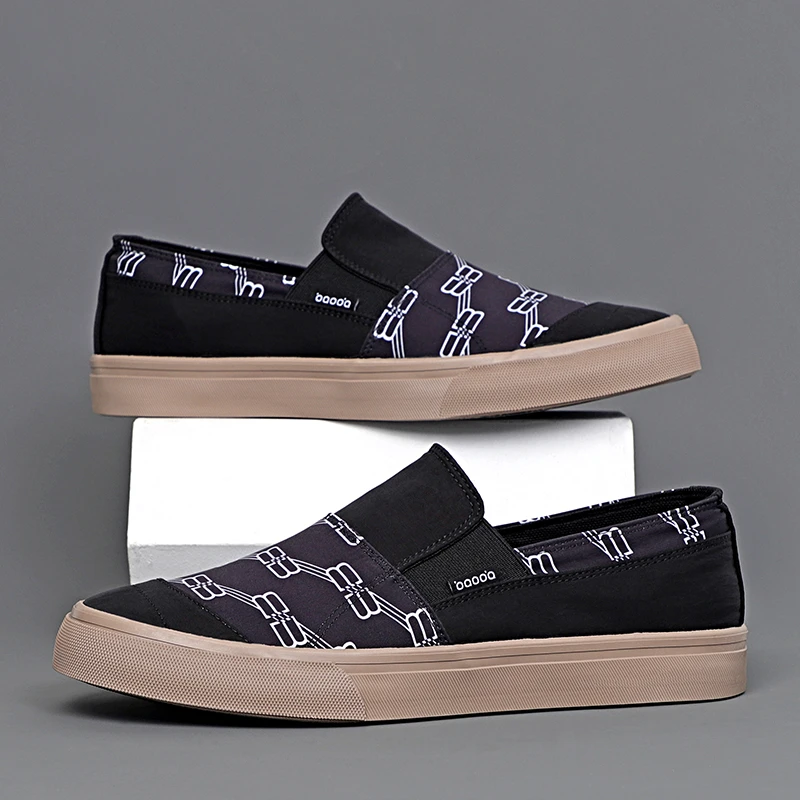 baoda/宝达男士休闲百搭布鞋春夏新款低帮透气冰丝布男鞋#24040