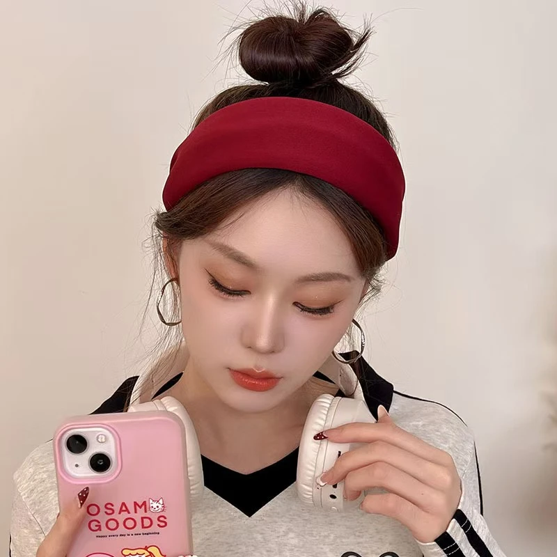 高级感海绵发箍女款高级感高颅顶时尚头箍F