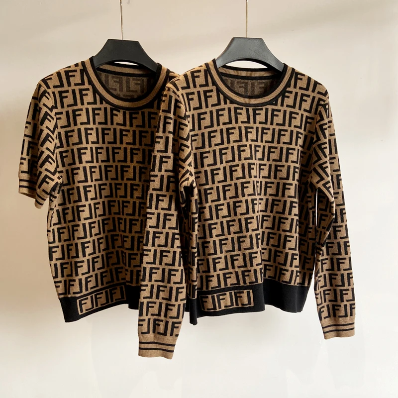 【叁叁精选】F字母提花羊毛衫镇店之宝!口碑超好~秋冬毛衣