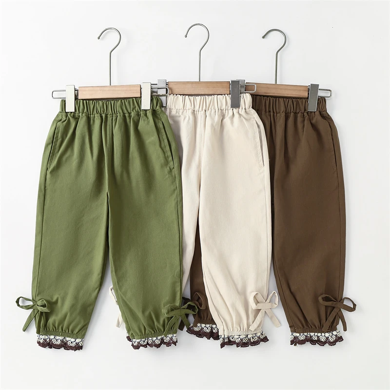 女童裤子新款春秋季韩版中小童男女宝宝长裤薄款宽松洋气休闲裤潮