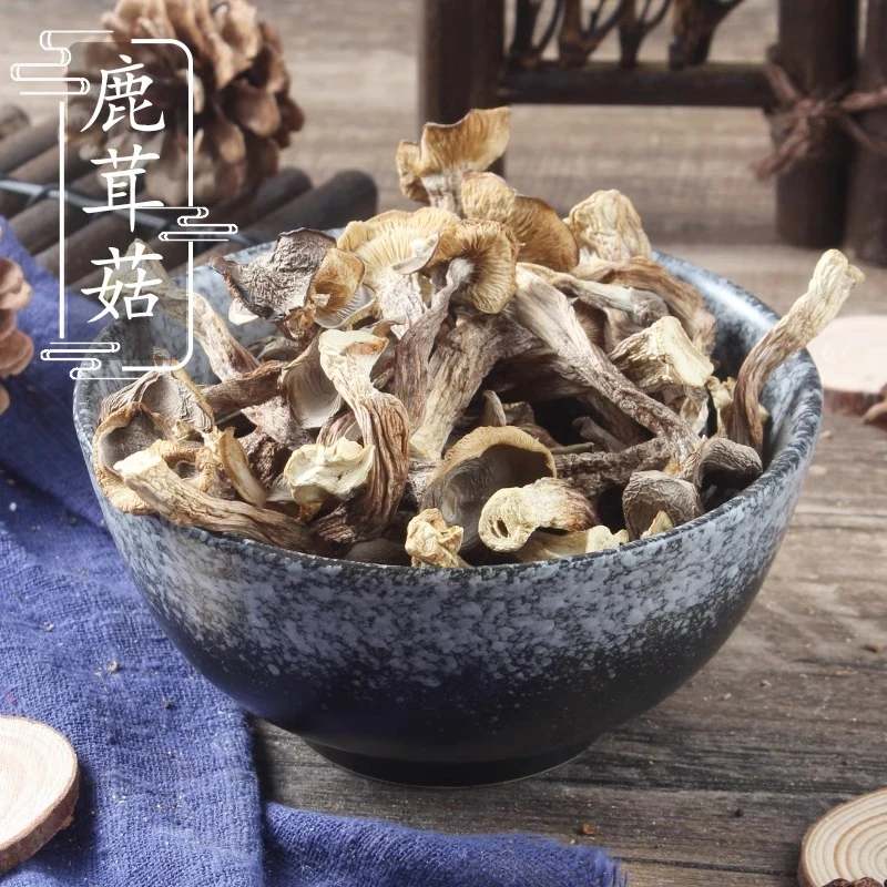 【鹿茸菇】大山里 农家土特产天然新鲜晒干鹿茸菇 无添加