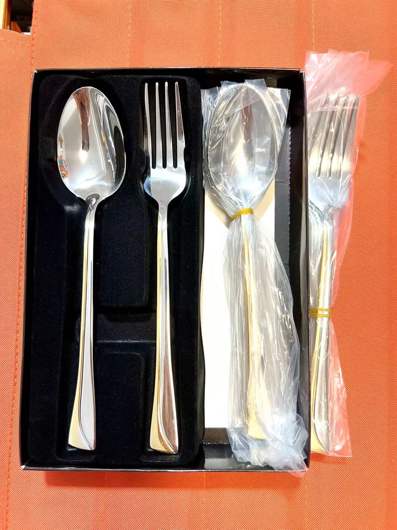 不锈钢勺叉烧套装家用