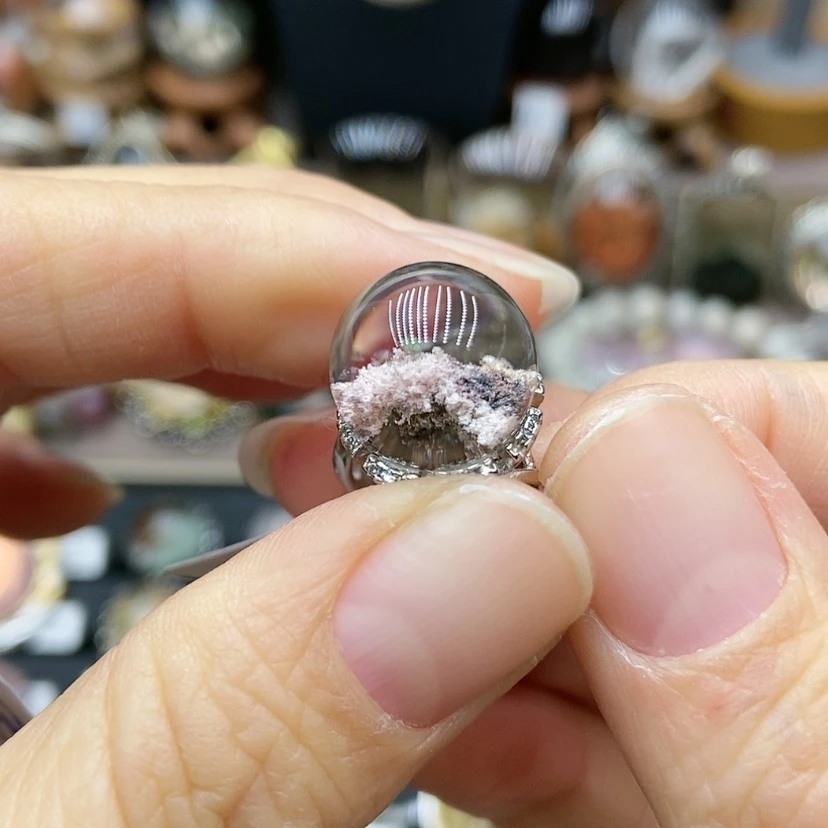 【闪购商品】水晶戒指银S925镶嵌