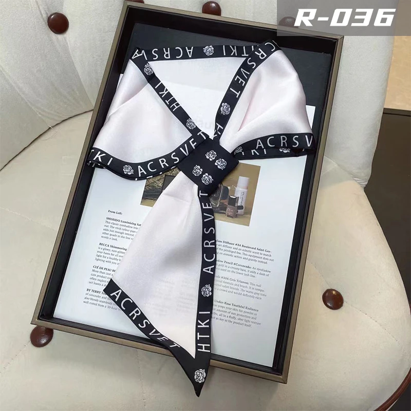 懒人长条小丝巾女明星同款百搭西装春秋夏薄款保暖韩国护颈领巾女