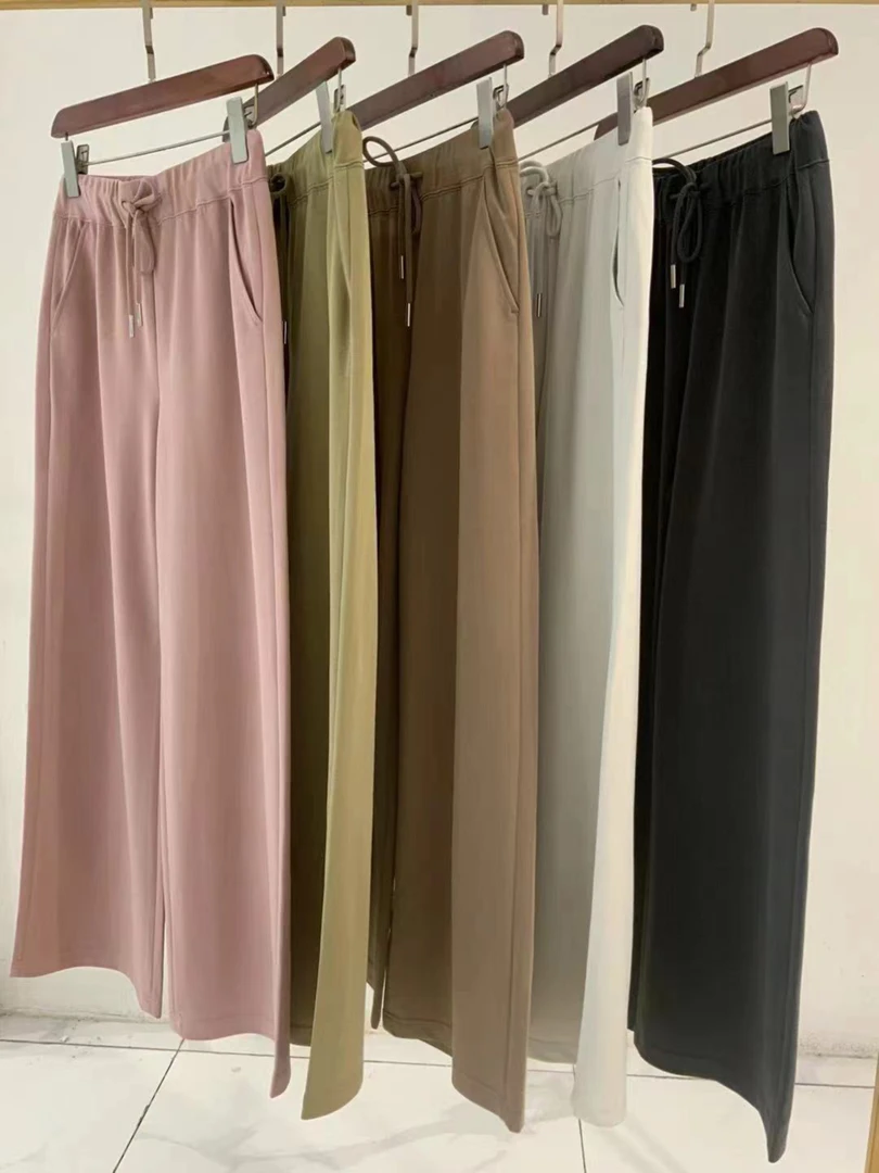 Li Wang/里望2024设计师款 舒适休闲 人手必备休闲松弛直筒卫裤