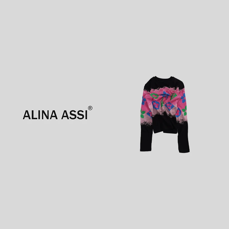 【菲菲】2025新款百搭时尚T恤简约显瘦长袖上衣YMF143